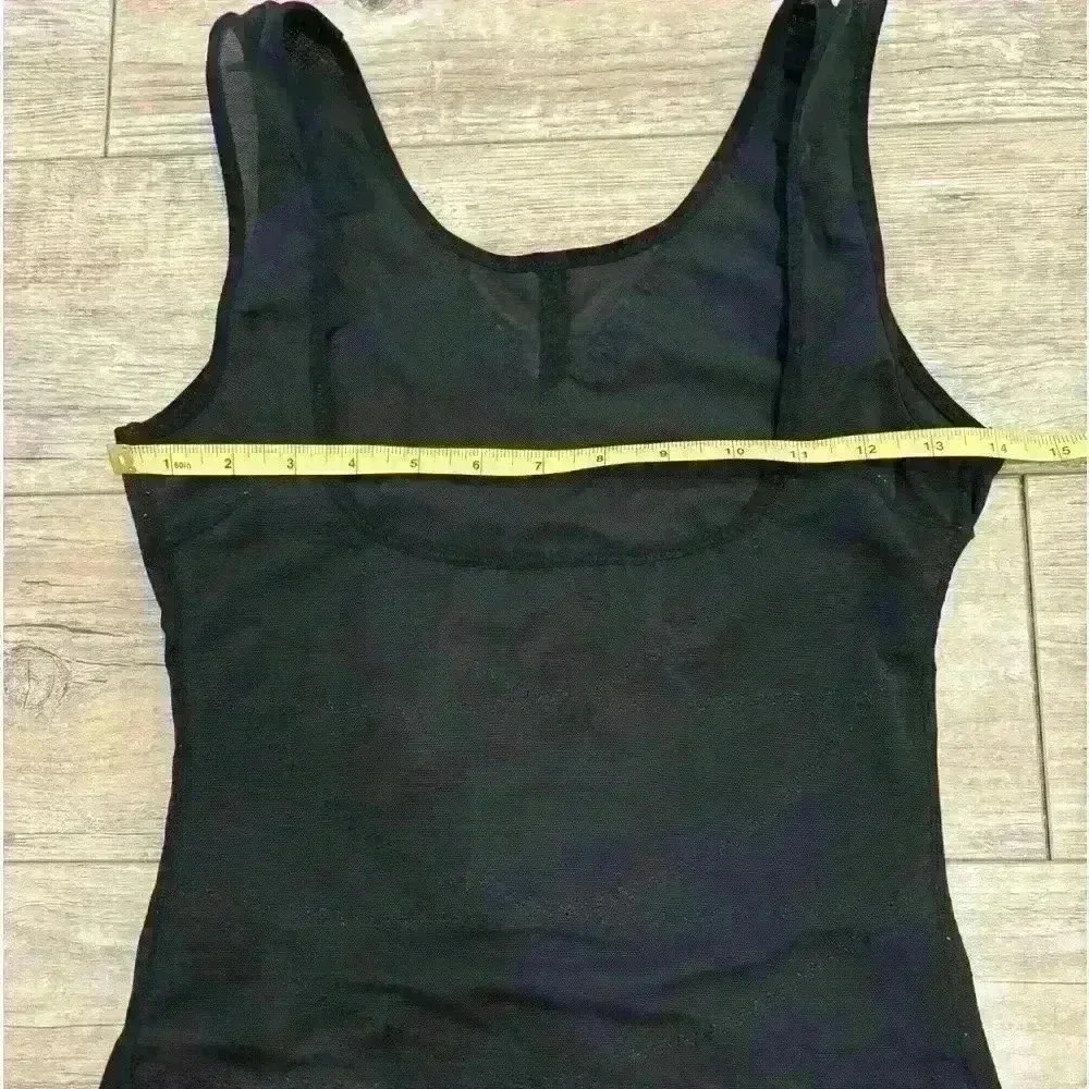 Black mesh body suit/shape wear size large - Picture 2 of 7